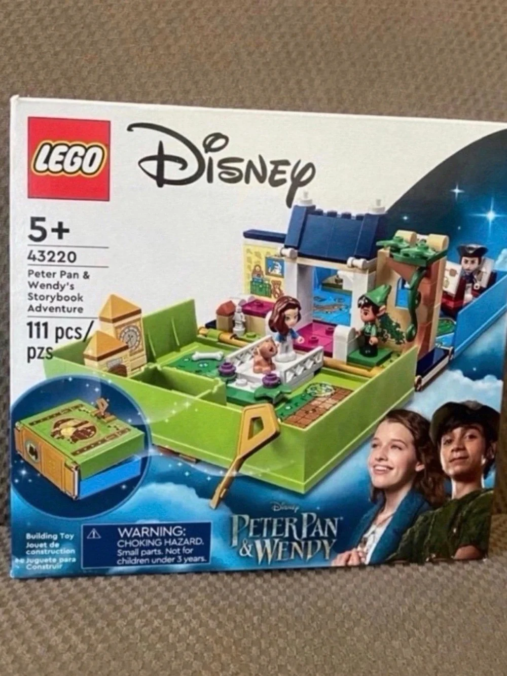 Lego Disney Wendy & Peter Pan Storybook Adventure. #43220. Brand New